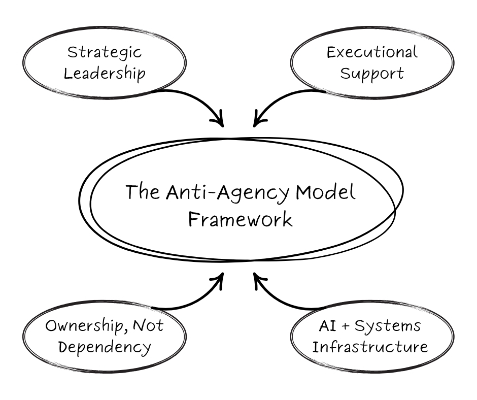 anti agency model graphic