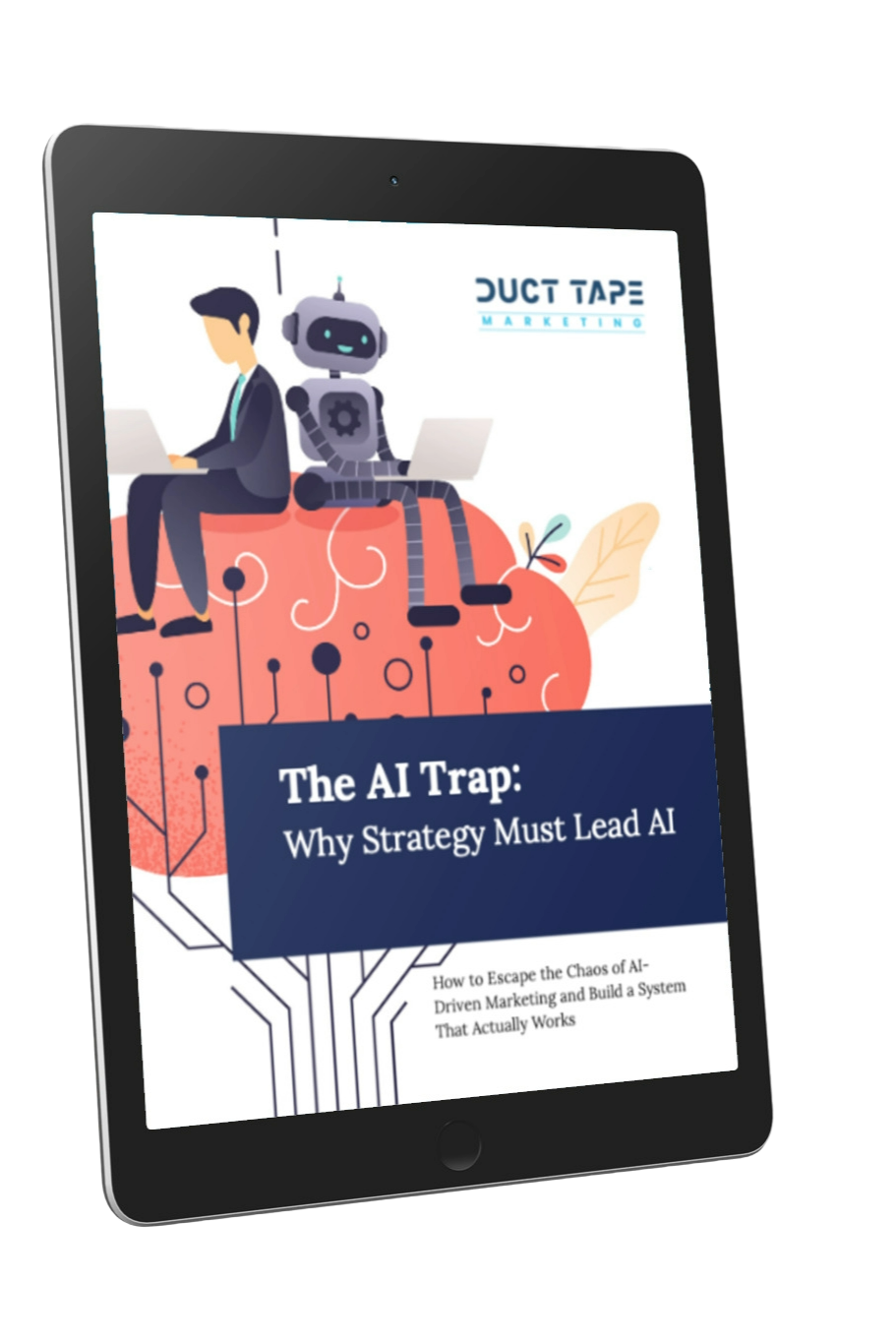 Image of the AI Trap Workbook with Transparent Background
